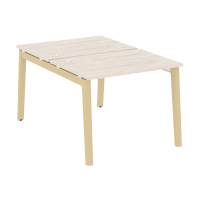 Onix Wood Рабочая станция OW.D.RS-2.1.7 Денвер Светлый/Дуб Светлый/Металл Белый 980*1475*750