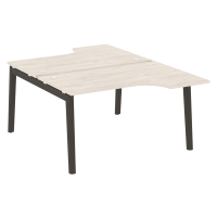Onix Wood Рабочая станция OW.D.SA-2 Денвер Светлый/Дуб Темный/Металл Антрацит 1380*1995*750 (1475/460)