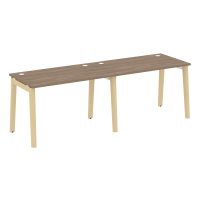 Onix Wood Рабочая станция OW.RS-2.2.7 Дуб Аризона/Дуб Светлый/Металл Белый 2360*720*750