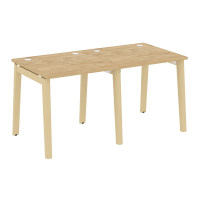Onix Wood Рабочая станция OW.RS-2.0.8 Тиквуд Светлый/Дуб Светлый/Металл Белый 1560*800*750