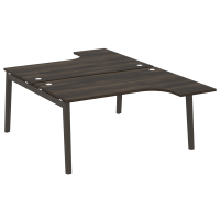 Onix Wood Рабочая станция OW.D.SA-4 Дуб Мали/Дуб Темный/Металл Антрацит 1580*2395*750 (1635/460)