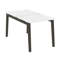 Onix Wood Рабочая станция OW.D.RS-2.0.7 Белый Бриллиант/Дуб Темный/Металл Антрацит 780*1475*750