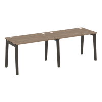 Onix Wood Рабочая станция OW.RS-2.2.7 Дуб Аризона/Дуб Темный/Металл Антрацит 2360*720*750
