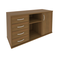 Riva Тумба под оргтехнику с фолдингом А.МТ-2F Орех Гварнери 1192*450*667