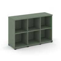 Concept Стеллаж 3 узкие секции, 2 ниши CN.STU-230 Кобо/Металл Черный 1252*420*818
