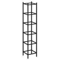 Loft Угловой проходной переходной модуль VR.L-SL.UPK-4.5.5 Металл Черный 446*446*2280