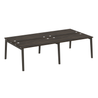 Onix Wood Рабочая станция OW.D.RS-4.3.7 Дуб Мали/Дуб Темный/Металл Антрацит 2760*1475*750
