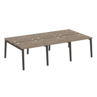 Onix Wood Рабочая станция OW.D.RS-6.1.8 Дуб Аттик/Дуб Темный/Металл Антрацит 2940*1635*750