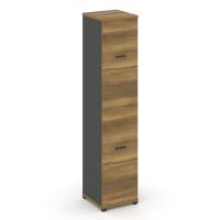 Concept Тумба приставная 2 ящ. CN.TUP-001 B Дуб Мали/Антрацит/Металл Черный 420*420*416