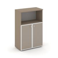 Estetica Шкаф средний широкий ES.ST-2.2R U Латте/Лакобель umbra 800*420*1207