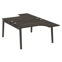 Onix Wood Рабочая станция OW.D.SA-3 Дуб Мали/Дуб Темный/Металл Антрацит 1380*2395*750 (1635/460)