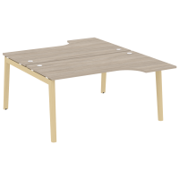 Onix Wood Рабочая станция OW.D.SA-1 Дуб Аттик/Дуб Светлый/Металл Белый 1580*1995*750 (1475/460)