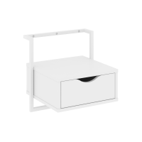 Loft Тумба навесная (крепление к стене) VR.L-SY1 Белый Бриллиант/Металл Белый 450*409*450