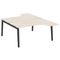 Onix Wood Рабочая станция OW.D.SA-4 Денвер Светлый/Дуб Темный/Металл Антрацит 1580*2395*750 (1635/460)