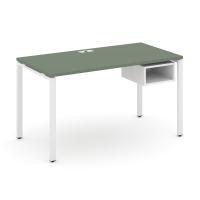 Concept Стол надставка на 2 опорные тумбы CN.OSN-007 Кобо/Металл Белый 1380*720*750