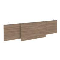 Onix Direct Царга стола руководителя O.M-CSR-5 Дуб Аризона/Металл Белый 1540*450*54
