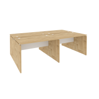 Onix Рабочая станция O.D.RS-4.2.7 Тиквуд Светлый/Белый Бриллиант 2360*1475*750