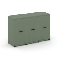 Concept Шкаф 3 узкие секции, 2 ниши CN.STU-233 B Кобо/Металл Черный 1252*420*818