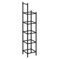 Loft Угловой проходной переходной модуль VR.L-SL.UPK-5.4.3 Металл Черный 446*446*2280