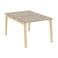 Onix Wood Рабочая станция OW.D.RS-2.1.7 Дуб Аттик/Дуб Светлый/Металл Белый 980*1475*750