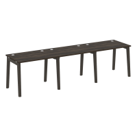 Onix Wood Рабочая станция OW.RS-3.1.7 Дуб Мали/Дуб Темный/Металл Антрацит 2940*720*750