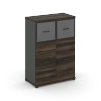 Concept Фасад стекло в раме на 3 ниши CN.FSR-3N.P B Прозрачный 413*18*1102
