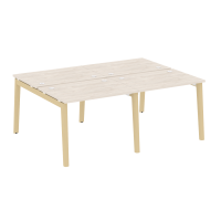 Onix Wood Рабочая станция OW.D.RS-4.1.7 Денвер Светлый/Дуб Светлый/Металл Белый 1960*1475*750