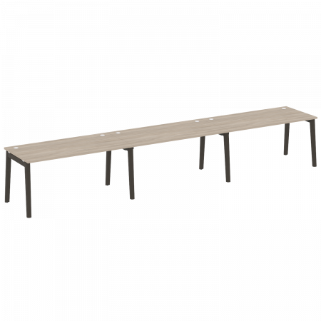 Onix Wood Рабочая станция OW.RS-3.4.8 Дуб Аттик/Дуб Темный/Металл Антрацит 4740*800*750