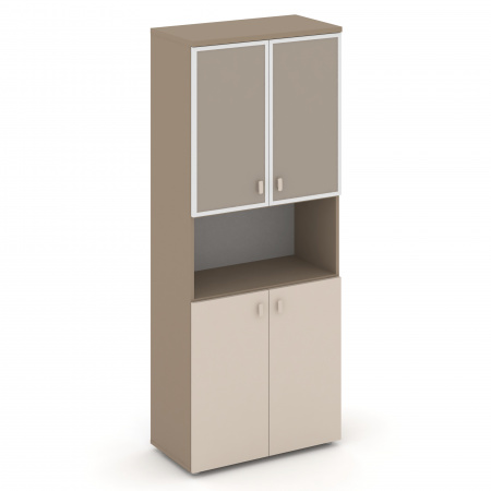 Estetica Шкаф высокий широкий ES.ST-1.4R U Латте/Капучино/Лакобель umbra 800*420*1977