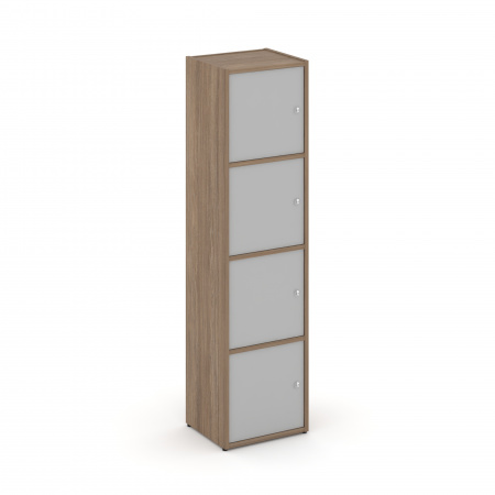 Locker plus Комплект №4 LK.K-004 Дуб Аризона/Серый 408*350*1593
