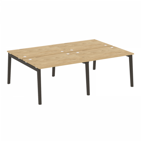 Onix Wood Рабочая станция OW.D.RS-4.2.8 Тиквуд Светлый/Дуб Темный/Металл Антрацит 2360*1635*750