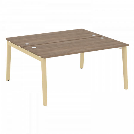 Onix Wood Рабочая станция OW.D.RS-2.4.7 Дуб Аризона/Дуб Светлый/Металл Белый 1580*1475*750