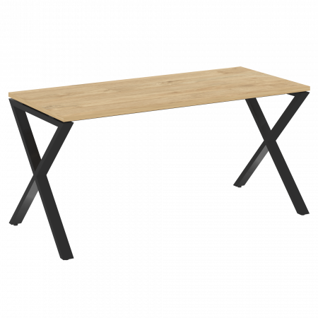 Loft Стол рабочий VR.L-SRX-4.7 Тиквуд Светлый/Металл Черный 1580*720*750