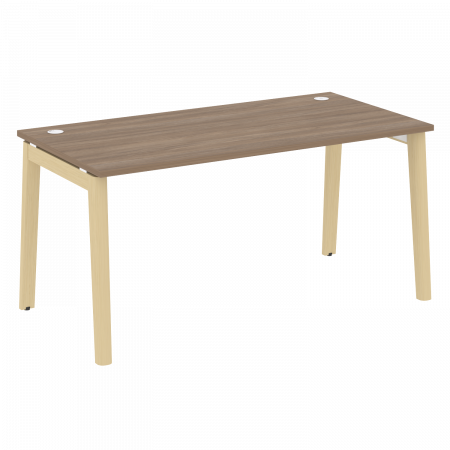 Onix Wood Стол письменный OW.SP-4.8 Дуб Аризона/Дуб Светлый/Металл Белый 1580*800*750
