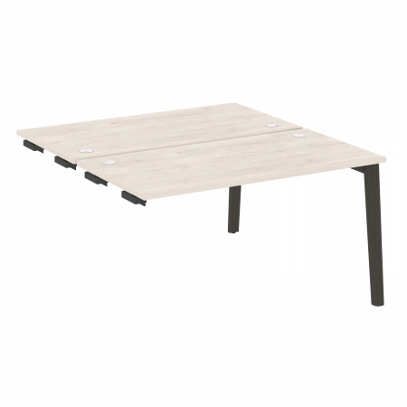 Onix Wood Стол-приставка двойной OW.D.SPR-3.7 Денвер Светлый/Дуб Темный/Металл Антрацит 1380*1475*750