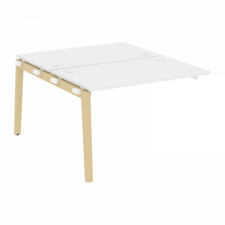 Onix Wood Наборный эл. раб. станции OW.2.NRS-2.7 Белый Бриллиант/Дуб Светлый/Металл Белый 1180*1475*750