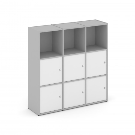 Locker plus Комплект №3 LK.K-003 Серый/Белый 1188*350*1203
