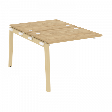Onix Wood Наборный эл. раб. станции OW.2.NRS-1.7 Тиквуд Светлый/Дуб Светлый/Металл Белый 980*1475*750