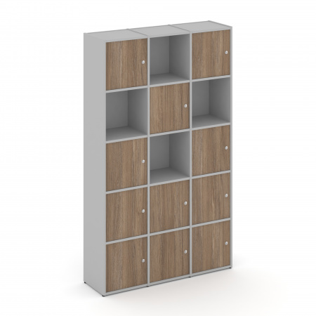 Locker plus Комплект №9 LK.K-009 Серый/Дуб Аризона 1188*350*1983