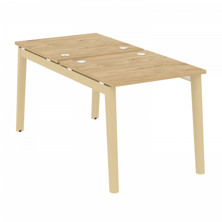 Onix Wood Рабочая станция OW.D.RS-2.0.8 Тиквуд Светлый/Дуб Светлый/Металл Белый 780*1635*750