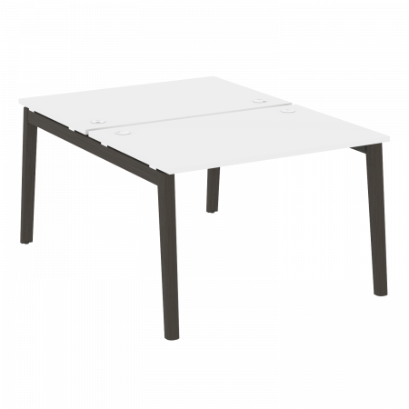 Onix Wood Рабочая станция OW.D.RS-2.2.8 Белый Бриллиант/Дуб Темный/Металл Антрацит 1180*1635*750