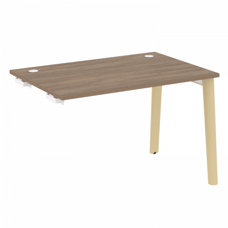 Onix Wood Стол-приставка OW.SPR-2.8 Дуб Аризона/Дуб Светлый/Металл Белый 1180*800*750