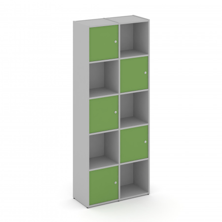 Locker plus Комплект №8 LK.K-008 Серый/Зеленый 798*350*1983