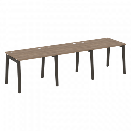 Onix Wood Рабочая станция OW.RS-3.1.8 Дуб Аризона/Дуб Темный/Металл Антрацит 2940*800*750