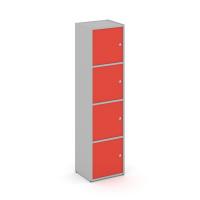 Locker plus Комплект №4 LK.K-004 Серый/Красный 408*350*1593