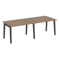 Onix Wood Стол переговорный (2 столешницы) OW.PRG-2.2 Дуб Аризона/Дуб Темный/Металл Антрацит 2360*980*750