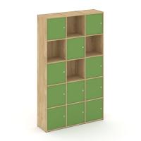 Locker plus Комплект №9 LK.K-009 Тиквуд Светлый/Зеленый 1188*350*1983