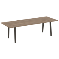 Onix Wood Direct Стол переговорный OW.PRG-25 Дуб Аризона/Дуб Темный/Металл Антрацит 2580*980*750
