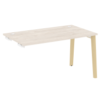 Onix Wood Стол-приставка OW.SPR-3.8 Денвер Светлый/Дуб Светлый/Металл Белый 1380*800*750