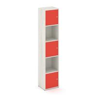 Locker plus Комплект №7 LK.K-007 Дуб Наварра/Красный 408*350*1983